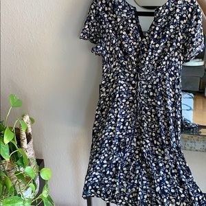 Flowy floral spring dress